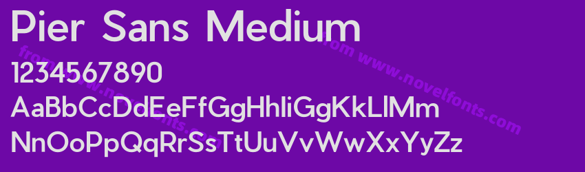 Pier Sans MediumPreview Pier Sans MediumPreview