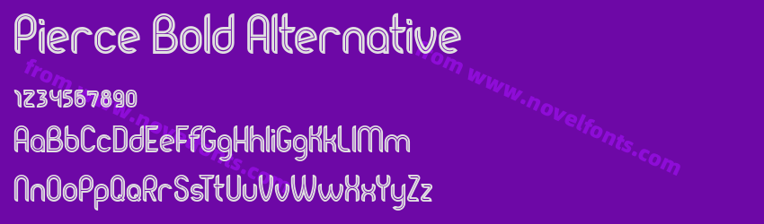 Pierce Bold AlternativePreview Pierce Bold AlternativePreview
