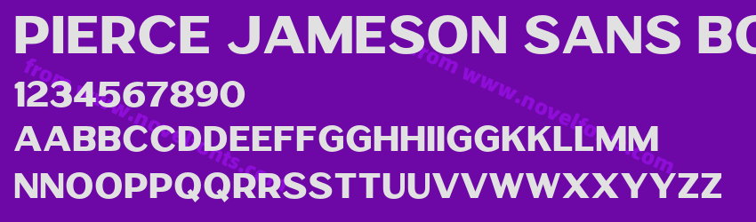 Pierce Jameson Sans BoldPreview Pierce Jameson Sans BoldPreview