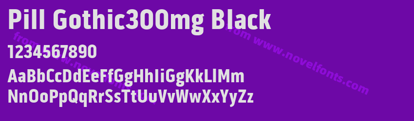 Pill Gothic300mg BlackPreview Pill Gothic300mg BlackPreview
