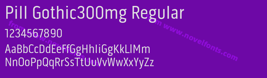 Pill Gothic300mg RegularPreview Pill Gothic300mg RegularPreview