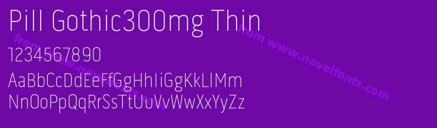 Pill Gothic300mg ThinPreview Pill Gothic300mg ThinPreview