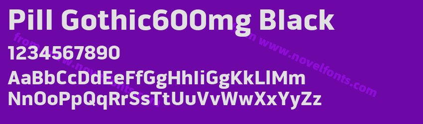 Pill Gothic600mg BlackPreview Pill Gothic600mg BlackPreview