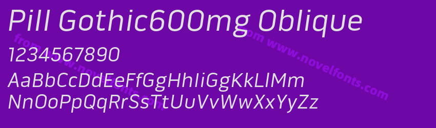 Pill Gothic600mg ObliquePreview Pill Gothic600mg ObliquePreview