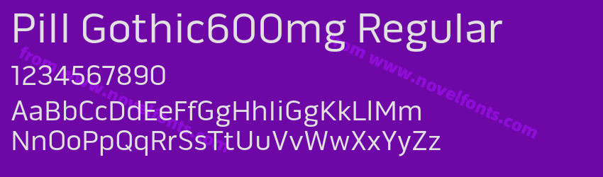 Pill Gothic600mg RegularPreview Pill Gothic600mg RegularPreview