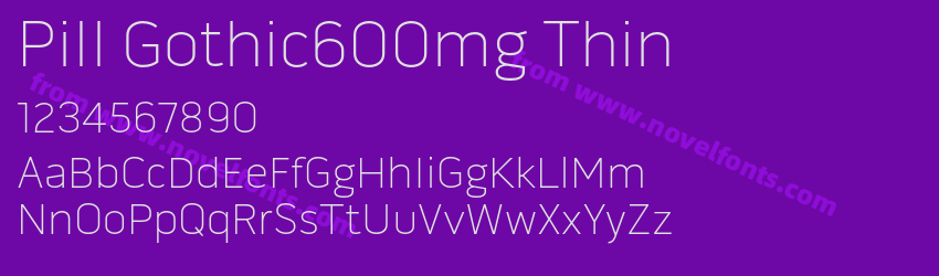 Pill Gothic600mg ThinPreview Pill Gothic600mg ThinPreview