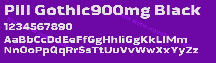 Pill Gothic900mg BlackPreview Pill Gothic900mg BlackPreview