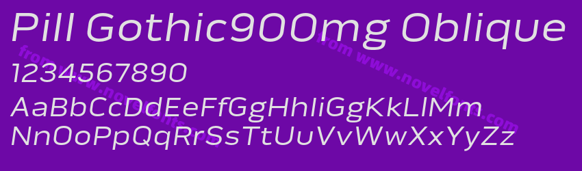 Pill Gothic900mg ObliquePreview Pill Gothic900mg ObliquePreview