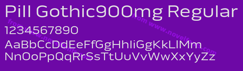 Pill Gothic900mg RegularPreview Pill Gothic900mg RegularPreview