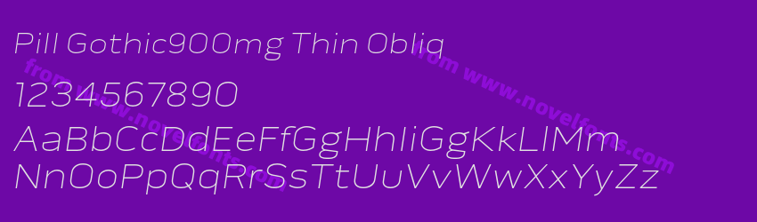Pill Gothic900mg Thin ObliqPreview Pill Gothic900mg Thin ObliqPreview