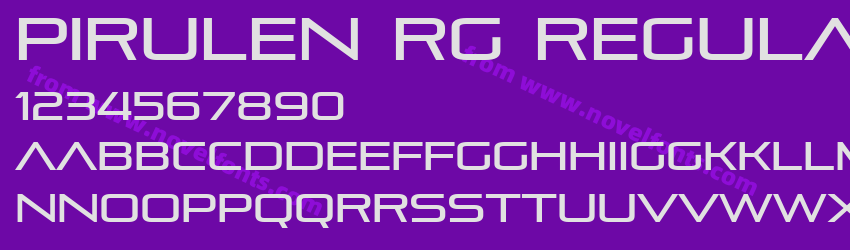 Pirulen Rg RegularPreview Pirulen Rg RegularPreview