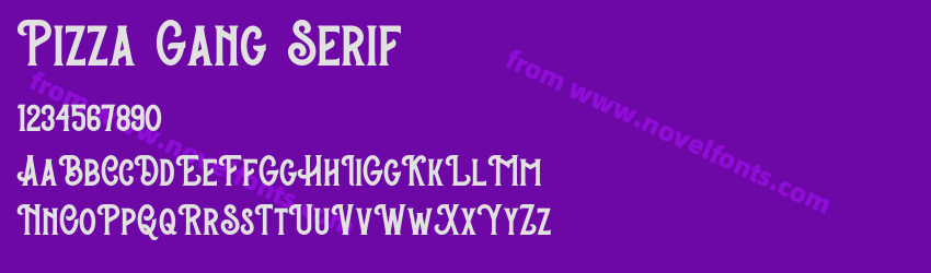 Pizza Gang SerifPreview Pizza Gang SerifPreview