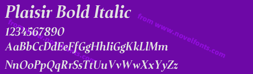 Plaisir Bold ItalicPreview Plaisir Bold ItalicPreview
