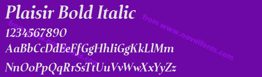 Plaisir Bold ItalicPreview Plaisir Bold ItalicPreview