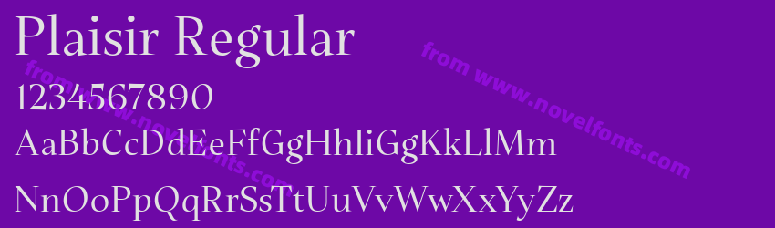 Plaisir RegularPreview Plaisir RegularPreview