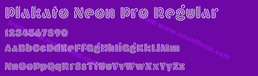 Plakato Neon Pro RegularPreview Plakato Neon Pro RegularPreview