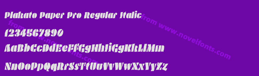 Plakato Paper Pro Regular ItalicPreview Plakato Paper Pro Regular ItalicPreview