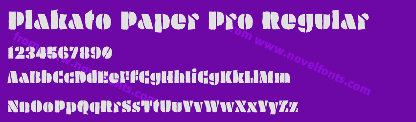 Plakato Paper Pro RegularPreview Plakato Paper Pro RegularPreview