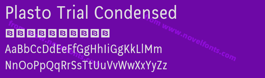 Plasto Trial CondensedPreview Plasto Trial CondensedPreview