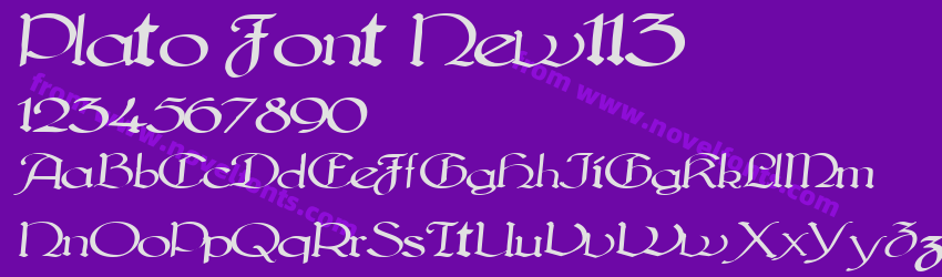 Plato Font New113Preview Plato Font New113Preview