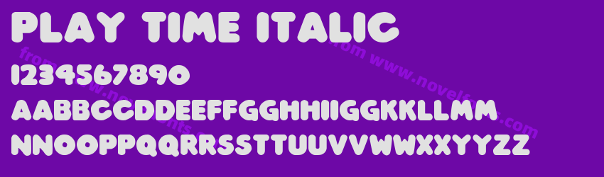 Play time ItalicPreview Play time ItalicPreview
