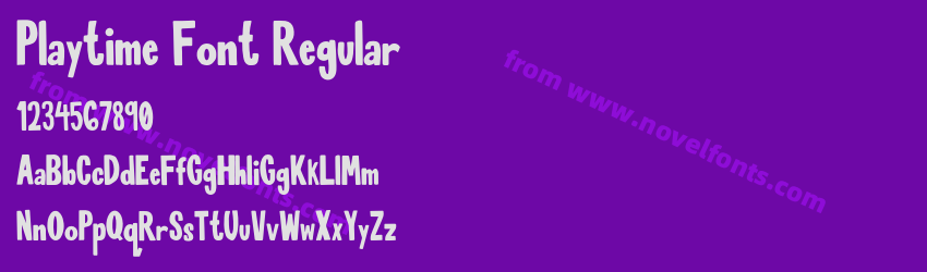 Playtime Font RegularPreview Playtime Font RegularPreview
