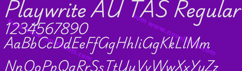 Playwrite AU TAS RegularPreview Playwrite AU TAS RegularPreview