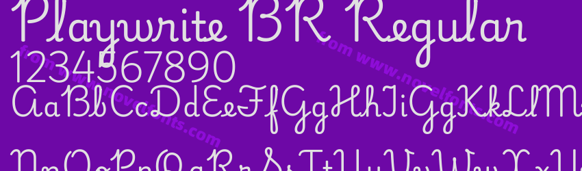 Playwrite BR RegularPreview Playwrite BR RegularPreview