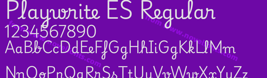 Playwrite ES RegularPreview Playwrite ES RegularPreview