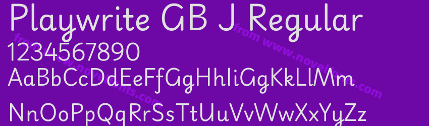 Playwrite GB J RegularPreview Playwrite GB J RegularPreview