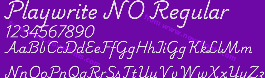 Playwrite NO RegularPreview Playwrite NO RegularPreview