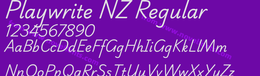 Playwrite NZ RegularPreview Playwrite NZ RegularPreview