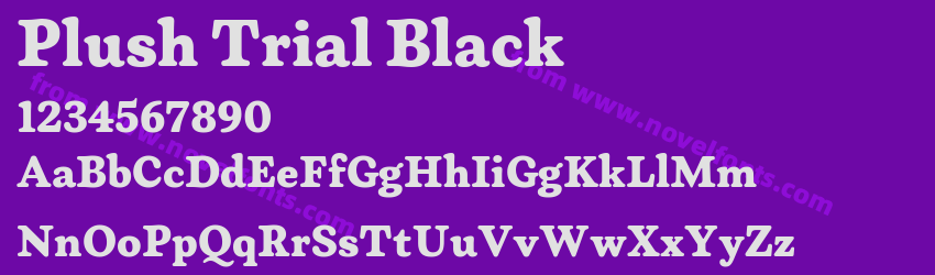 Plush Trial BlackPreview Plush Trial BlackPreview