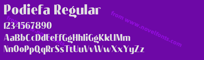 Podiefa RegularPreview Podiefa RegularPreview