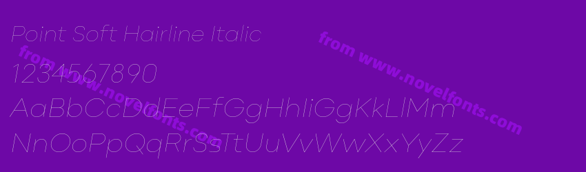 Point Soft Hairline ItalicPreview Point Soft Hairline ItalicPreview