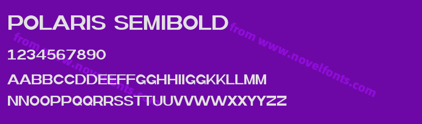Polaris SemiboldPreview Polaris SemiboldPreview