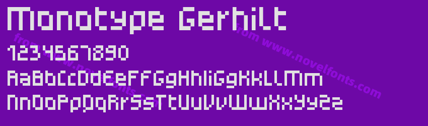 Monotype GerhiltPreview