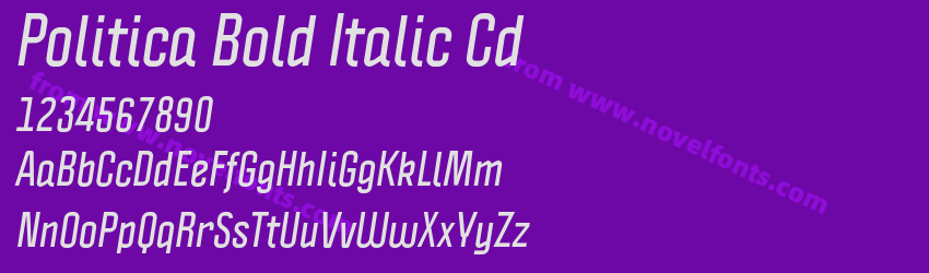 Politica Bold Italic CdPreview Politica Bold Italic CdPreview