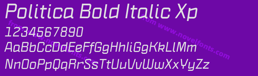 Politica Bold Italic XpPreview Politica Bold Italic XpPreview