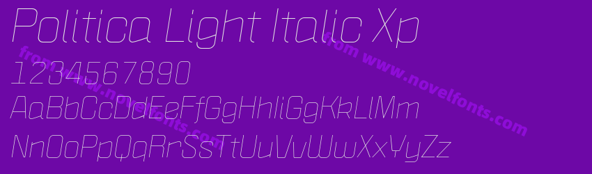 Politica Light Italic XpPreview Politica Light Italic XpPreview
