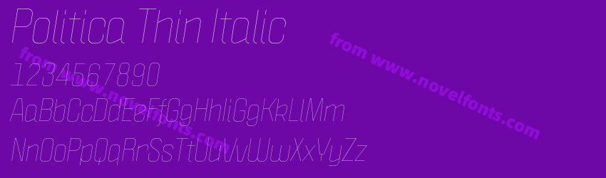 Politica Thin ItalicPreview Politica Thin ItalicPreview