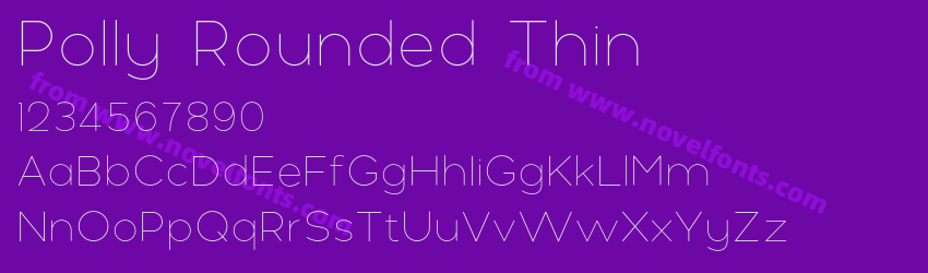 Polly Rounded ThinPreview Polly Rounded ThinPreview