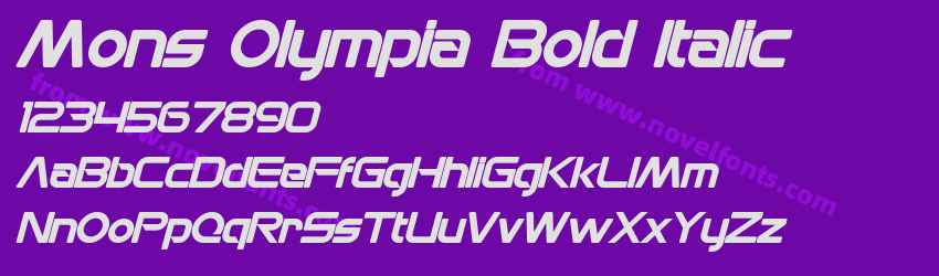 Mons Olympia Bold ItalicPreview