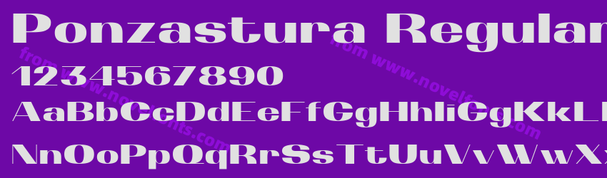 Ponzastura RegularPreview Ponzastura RegularPreview