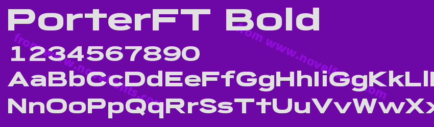 PorterFT BoldPreview PorterFT BoldPreview