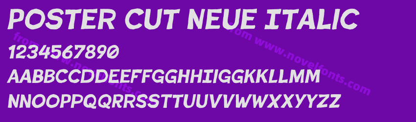 Poster Cut Neue ItalicPreview Poster Cut Neue ItalicPreview
