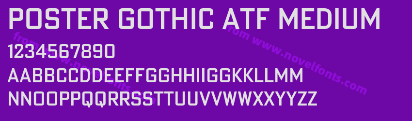 Poster Gothic ATF MediumPreview Poster Gothic ATF MediumPreview