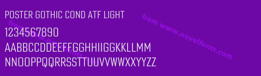 Poster Gothic Cond ATF LightPreview Poster Gothic Cond ATF LightPreview