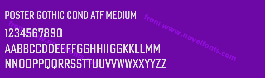 Poster Gothic Cond ATF MediumPreview Poster Gothic Cond ATF MediumPreview