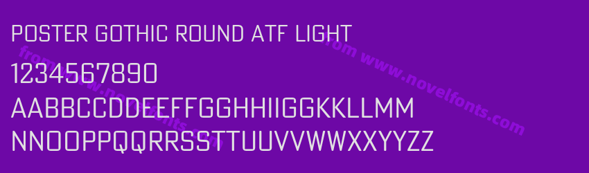 Poster Gothic Round ATF LightPreview Poster Gothic Round ATF LightPreview